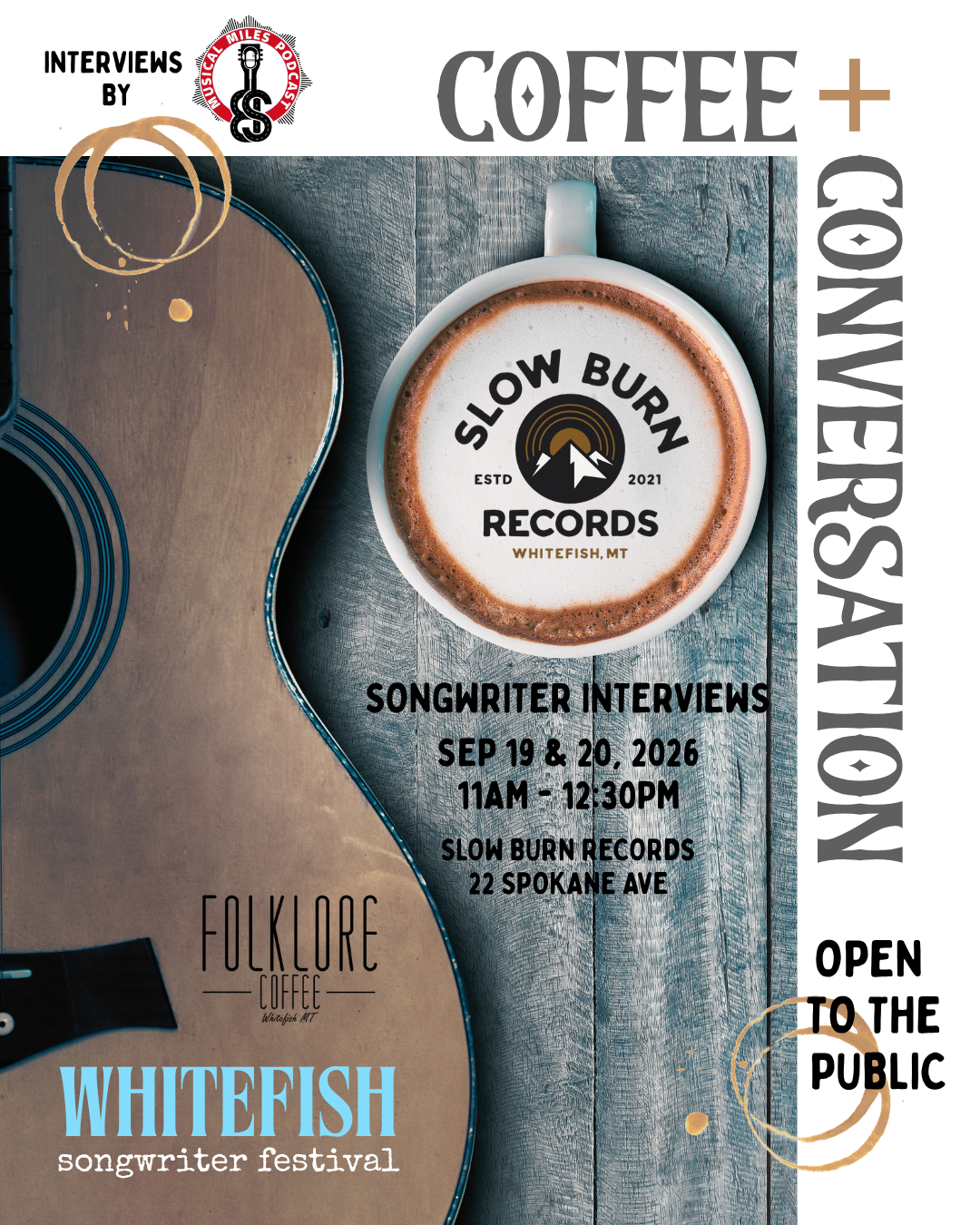 Coffee & Conversation flyer for 9/19/26